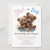 Bear Cubs Genre Reveillez Party Invitation (Devant)