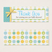 Bear de bienvenue TY Skinny étiquette cadeau (Devant & derrière)