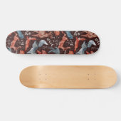 Bear, deer, owl, fox and hare Pattern Skateboard (Horizontaal)