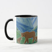 Bear Family in the Valley Mug (Gauche)