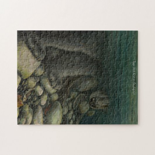 Bear Fishing Puzzle Saumon personnalisé Puzzle d'a (Horizontal)