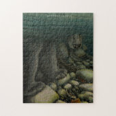 Bear Fishing Puzzle Saumon personnalisé Puzzle d'a (Vertical)