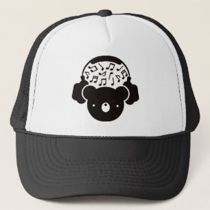 Bear_Headphones Trucker Pet