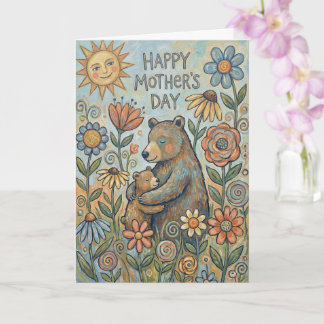 Bear Hug Mother's Day Card Kaart
