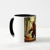 Bear Hug Mug : Confort et chaleur dans chaque sip (Devant gauche)