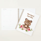 Bear Hugs and Cute Vibes Planner (Devant avec enveloppe)