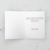 Bear in A Bubble Bath Carte de fête des mères (Intérieur)