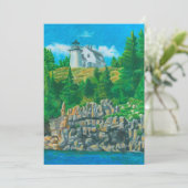 Bear Island Light Painting Kaart (Staand voorkant)