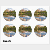 Bear Lake. Colorado. Ronde Sticker (Vel)