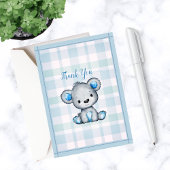 Bear mignonne pour Baby shower garçon Merci