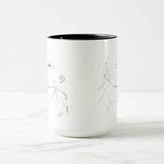 Bear Mug by JHT ( Approachable Wolf ) Mok (Midden)