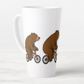 Bear on a Bike – Wild Ride Vibes Latte Mok (Linkerhoek)