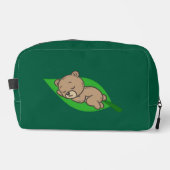 Bear on a Leaf Toilettasje (Voorkant)