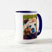 Bear Painting - Gift for Animal Lovers Mok (Voorkant rechts)