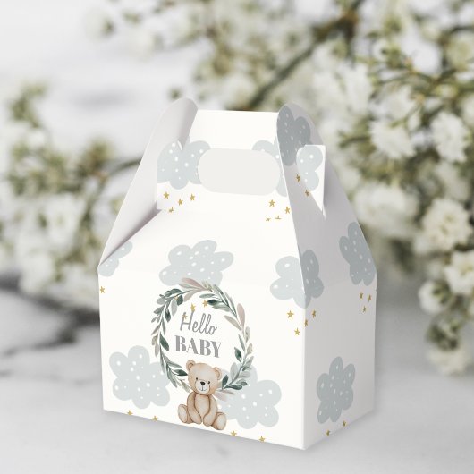 Bear Personalised Children’s Party Box Gift Bag Bedankdoosjes