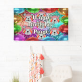 Bear Personnalisé caractère bannière d'anniversair (En situation)