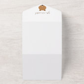 Bear Photo Cute Premier Anniversaire Invitation (Dehors)