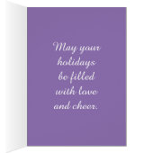 Bear polaire mignonne Joyeuses Fêtes (Intérieur (Droit))