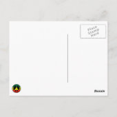 Bear Polar nager sur sa carte postale (Dos)