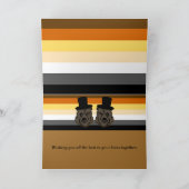 Bear Pride Bears Gay Mariage Félicitations Carte (Intérieur)