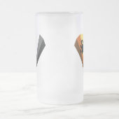 Bear Pride Coeur de verre givrée Mug (Centre)