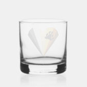 Bear Pride Coeur Rocks Verre (Verso)