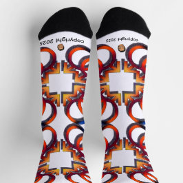 BEAR RINGS Crew Socks Sokken