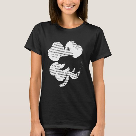Bear Shamrock St Patrick's Day Irish Clover Saint T-shirt (Voorkant)