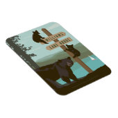 Bear Sign Post Magneet (Rechterzijde)