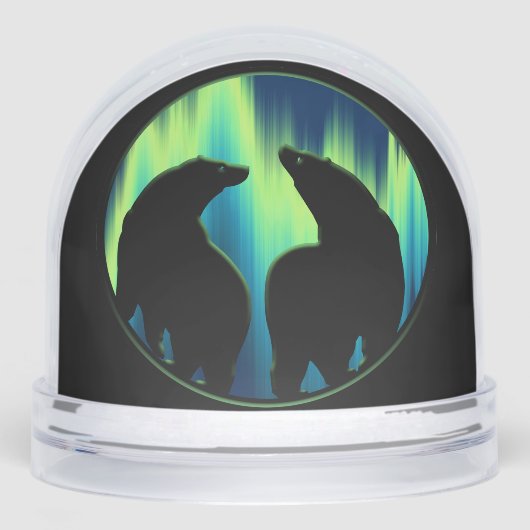 Bear Snow Globe Custom Aurora Bear Snow Globes (Avant)
