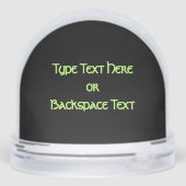 Bear Snow Globe Custom Aurora Bear Snow Globes (Arrière)