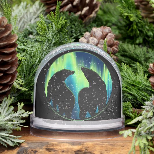 Bear Snow Globe Custom Aurora Bear Snow Globes Sneeuwbol (Winter)