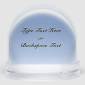 Bear Snow Globe Custom Polar Bear & Cubs Snowglobe (Arrière)