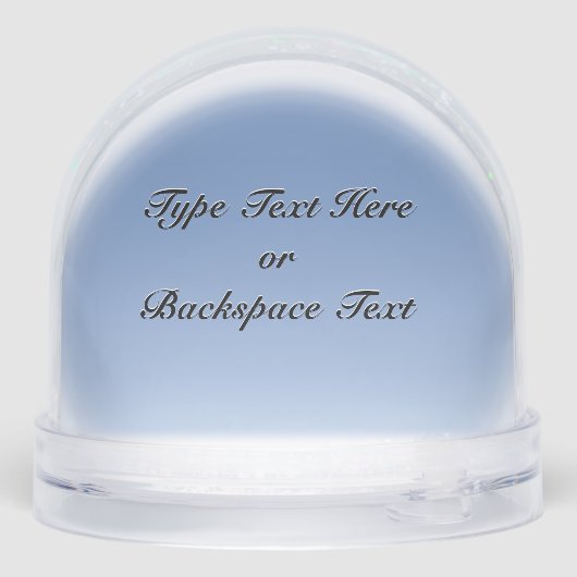 Bear Snow Globe Custom Polar Bear & Cubs Snowglobe (Arrière)