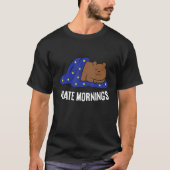 Bear Tired  Bear I Hate Mornings T-shirt (Voorkant)