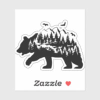Bear Vinyl Sticker