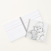 Bear with Sandwiches Notitieboek (Binnen)