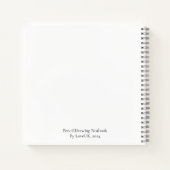 Bear with Sandwiches Notitieboek (Achterkant)