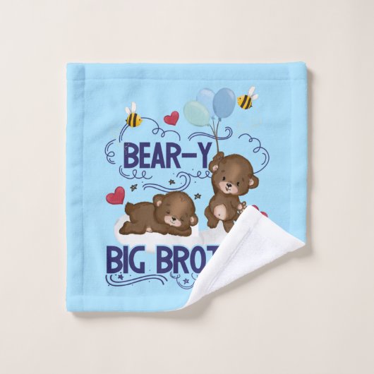 Bear y Big Brother Fils de frère (Gant de toilette)