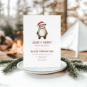 Bear y Joyeux Invitation d'anniversaire