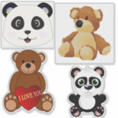 Bearable Custom-Cut Vinyl Sticker (Voorkant)