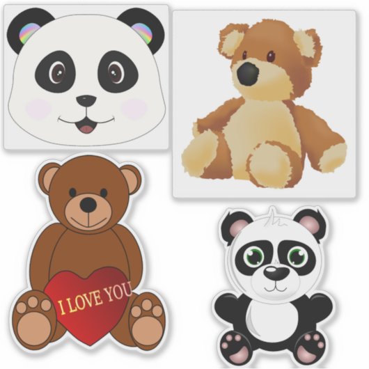 Bearable Custom-Cut Vinyl Sticker (Voorkant)