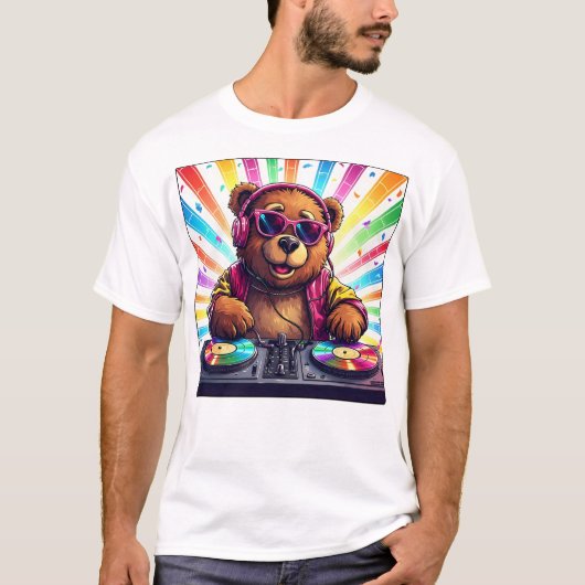 Bearbie DJ T-shirt (Voorkant)