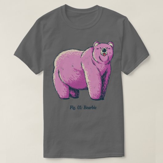 Bearbie Roze Beer van Tobe Fonseca T-shirt (Design voorkant)