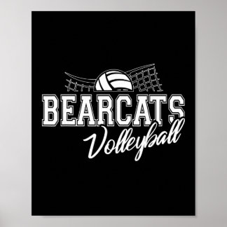 Bearcats Volleybal Terug naar school Spirit Poster