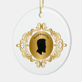 Beard Day Silhouette Ornament (Links)