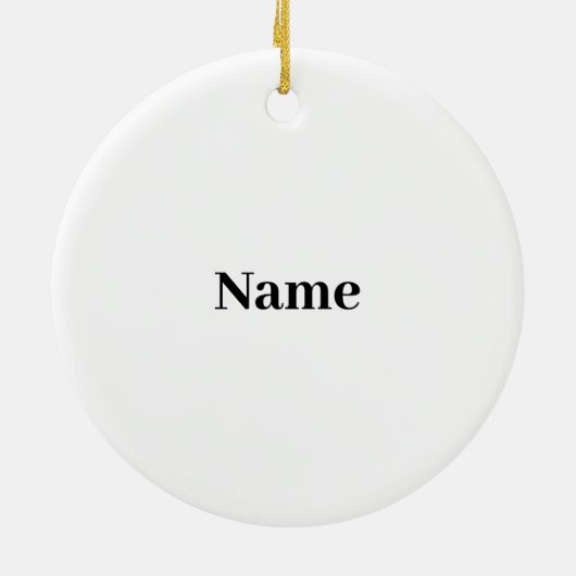 Beard Day Silhouette Ornament (Achterkant)