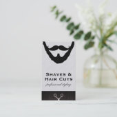 Beard en Mustache Shave en Cuts Afsprakenkaartje (Staand voorkant)