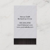 Beard en Mustache Shave en Cuts Afsprakenkaartje (Achterkant)