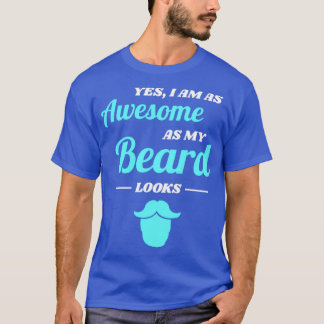 Beard Full Mustache Hommes Cadeau Classique TShirt